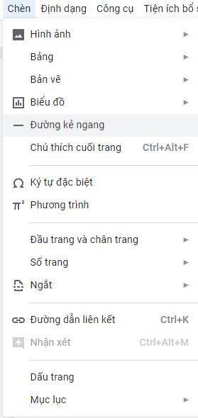 Các tính năng soạn thảo văn bản trên Google Docs 4
